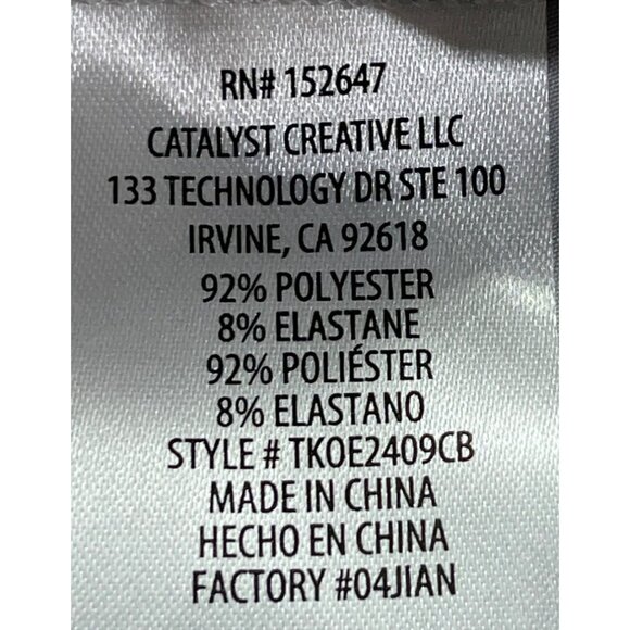 Trinity Coast Size 2XB Swim Trunks color block gray and black 9" Inseam Elastic - Picture 11 of 12